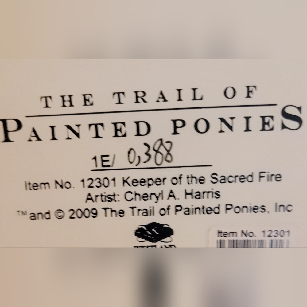 Trail Of Painted Ponies Keeper Of The Sacred Fire - Picture 2 of 2